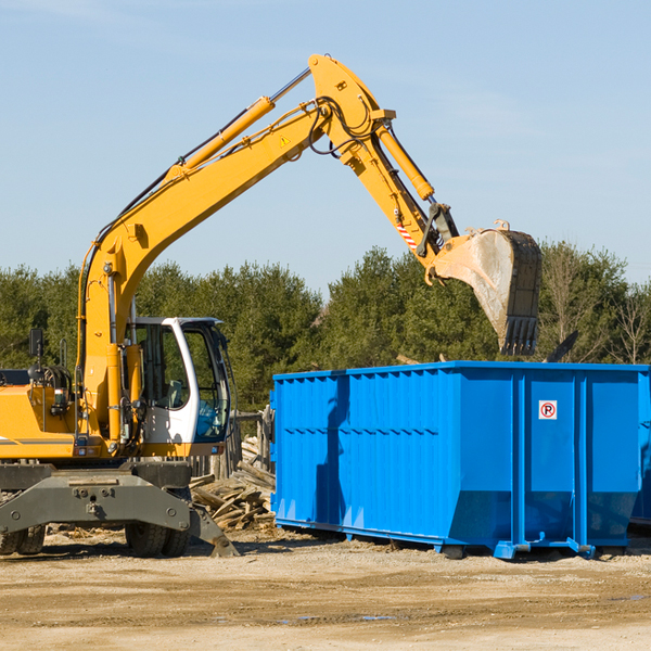 what happens if the residential dumpster is damaged or stolen during rental in Dendron Virginia